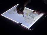 A4 (larger)/A5 (smaller) LED Drawing Boards Tracing Board Copy Pads LED Drawing Tablet Plate Art Writing Table Stepless Dimming Artcraft  Light Box - ModernFamilyStuff