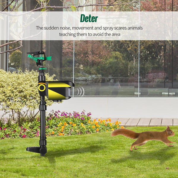 Solar Powered Motion Activated Animal Sprinkler