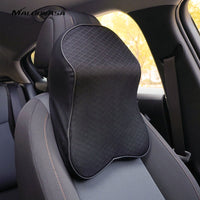 1PCS Car Neck Pillow Adjustable Head Restraint 3D Memory Foam Auto Headrest Travel Pillow Neck Support Holder Seat Covers L1