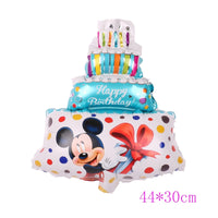 112cm Giant Mickey Minnie Mouse Balloon Cartoon Foil Birthday Party Balloon children Birthday Party Decorations kids Gift