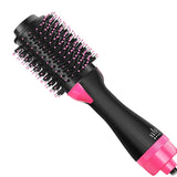 One Step Hair Dryer & Volumizer Salon Hot Air Paddle Styling Brush Negative Ion Generator Hair Straightener Curler