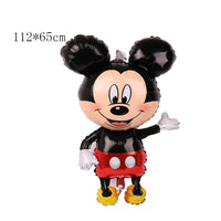 112cm Giant Mickey Minnie Mouse Balloon Cartoon Foil Birthday Party Balloon children Birthday Party Decorations kids Gift