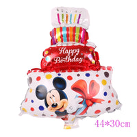 112cm Giant Mickey Minnie Mouse Balloon Cartoon Foil Birthday Party Balloon children Birthday Party Decorations kids Gift