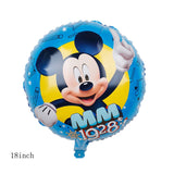 112cm Giant Mickey Minnie Mouse Balloon Cartoon Foil Birthday Party Balloon children Birthday Party Decorations kids Gift