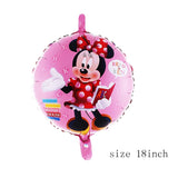 112cm Giant Mickey Minnie Mouse Balloon Cartoon Foil Birthday Party Balloon children Birthday Party Decorations kids Gift