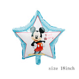 112cm Giant Mickey Minnie Mouse Balloon Cartoon Foil Birthday Party Balloon children Birthday Party Decorations kids Gift