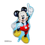 112cm Giant Mickey Minnie Mouse Balloon Cartoon Foil Birthday Party Balloon children Birthday Party Decorations kids Gift