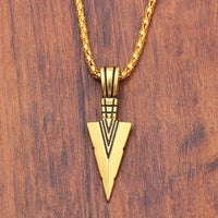 New Fashion Arrow Necklace for Men Black Metal Punk POP Cross Pendant Necklace Trendy Simple Chain Jewelry Gift collar hombre