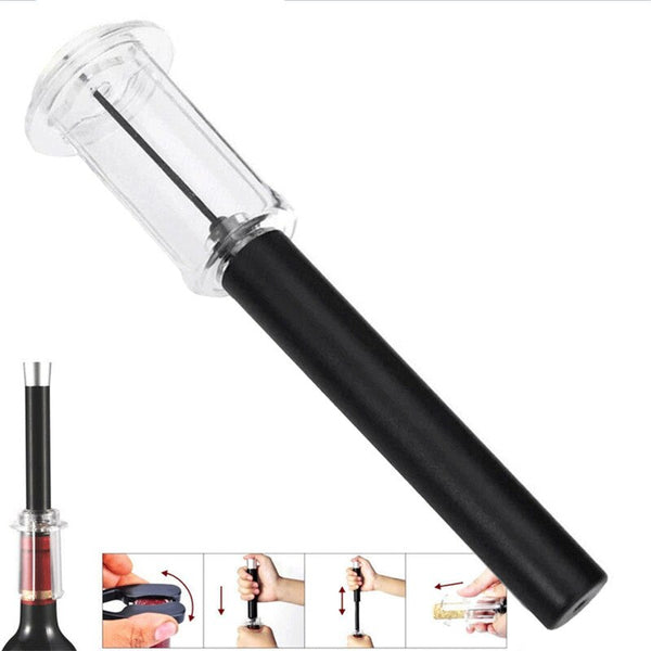 Kitchen Accessories Air Pressure Wine Opener Stainless Steel Pin Type Bottle Pumps Corkscrew Cork Out Tool Kitchen Gadgets Goods