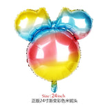 112cm Giant Mickey Minnie Mouse Balloon Cartoon Foil Birthday Party Balloon children Birthday Party Decorations kids Gift