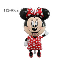 112cm Giant Mickey Minnie Mouse Balloon Cartoon Foil Birthday Party Balloon children Birthday Party Decorations kids Gift