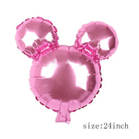 112cm Giant Mickey Minnie Mouse Balloon Cartoon Foil Birthday Party Balloon children Birthday Party Decorations kids Gift