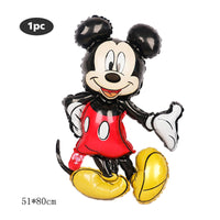 112cm Giant Mickey Minnie Mouse Balloon Cartoon Foil Birthday Party Balloon children Birthday Party Decorations kids Gift