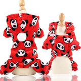 Dog Clothes Pajamas Fleece Jumpsuit Winter Dog Clothing Four Legs Warm Pet Clothing Outfit Small Dog Star Costume Apparel 30 - ModernFamilyStuff