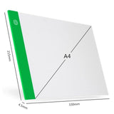 A4 (larger)/A5 (smaller) LED Drawing Boards Tracing Board Copy Pads LED Drawing Tablet Plate Art Writing Table Stepless Dimming Artcraft  Light Box - ModernFamilyStuff