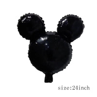 112cm Giant Mickey Minnie Mouse Balloon Cartoon Foil Birthday Party Balloon children Birthday Party Decorations kids Gift