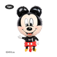 112cm Giant Mickey Minnie Mouse Balloon Cartoon Foil Birthday Party Balloon children Birthday Party Decorations kids Gift