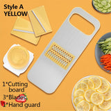 TESHOM Vegetable Chopper Mandoline Slicer Fruit Cheese Onion Cutter Potato Peeler Grater Kitchen Tools Gadgets Accessories New