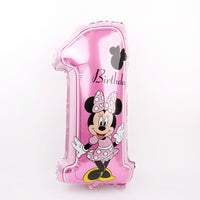 112cm Giant Mickey Minnie Mouse Balloon Cartoon Foil Birthday Party Balloon children Birthday Party Decorations kids Gift