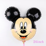 112cm Giant Mickey Minnie Mouse Balloon Cartoon Foil Birthday Party Balloon children Birthday Party Decorations kids Gift