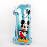 112cm Giant Mickey Minnie Mouse Balloon Cartoon Foil Birthday Party Balloon children Birthday Party Decorations kids Gift